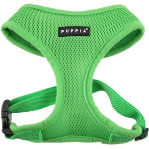 Puppia Polyester Back Clip Dog Harness, Green, Large: 20 to 29-in chest