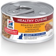 Hill's Science Diet Adult 7+ Healthy Cuisine Roasted Chicken & Rice Medley Canned Cat Food