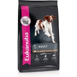 Eukanuba Adult Lamb 1st Ingredient Dry Dog Food, 15-lb bag