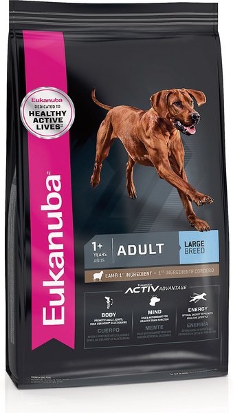 Eukanuba Adult Large Breed Lamb 1st Ingredient Dry Dog Food, 30-lb bag slide 1 of 9