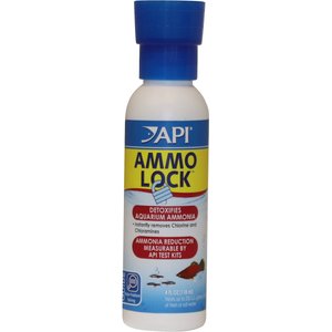 API Ammo-Lock Freshwater & Saltwater Aquarium Ammonia Detoxifier, 4-oz bottle