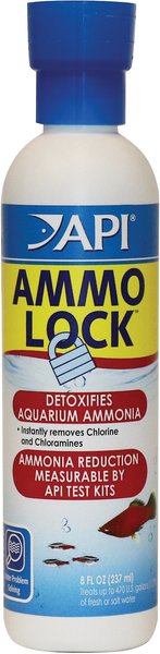 API Ammo-Lock Freshwater & Saltwater Aquarium Ammonia Detoxifier, 8-oz bottle slide 1 of 10