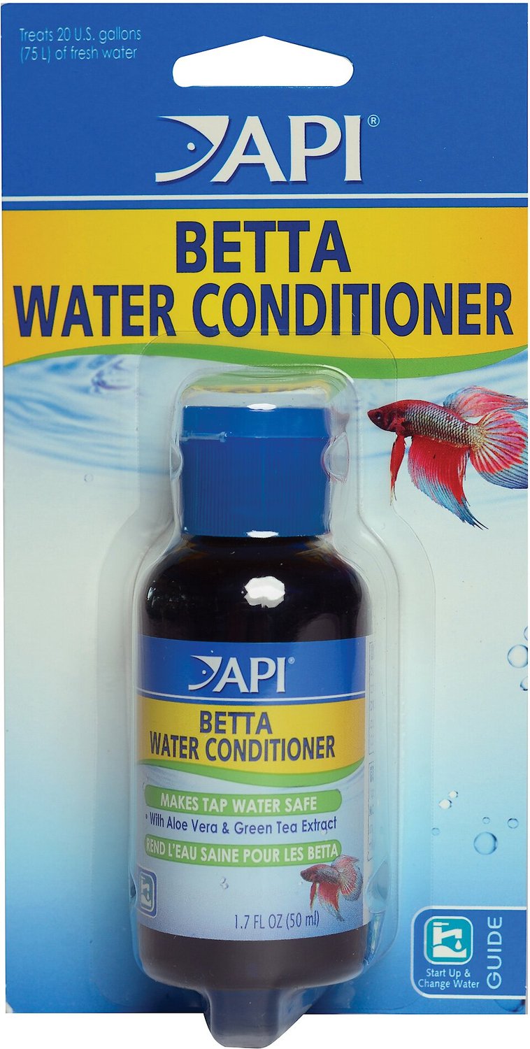 API Betta Aquarium Water Conditioner, 1.7oz bottle