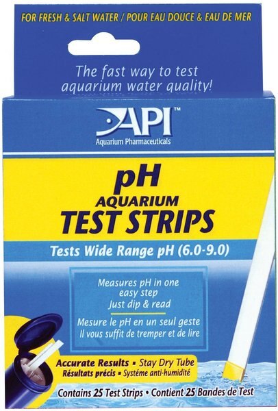 API pH Freshwater & Saltwater Aquarium Test Strips, 25 count slide 1 of 8