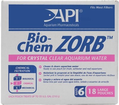 API Bio-Chem Zorb Filter Media Pouch for Crystal Clear Aquarium Water Size 6, slide 1 of 1