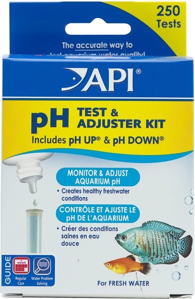 API pH Freshwater Aquarium Test & Adjuster Kit, 250 count slide 1 of 8