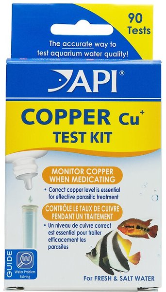 API Copper Cu+ Freshwater & Saltwater Aquarium Test Kit, 90 count slide 1 of 8