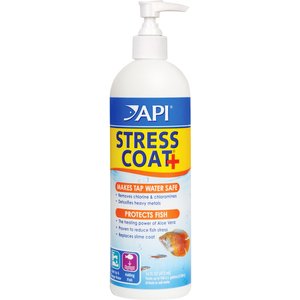 API Stress Coat with Pump Aquarium Water Conditioner, 16-oz bottle