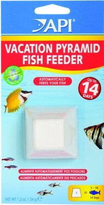 API Vacation Pyramid Fish Food Feeder, slide 1 of 1