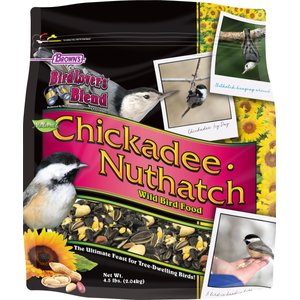 Brown's Bird Lover's Blend Chickadee Nuthatch Wild Bird Food, 4.5-lb bag