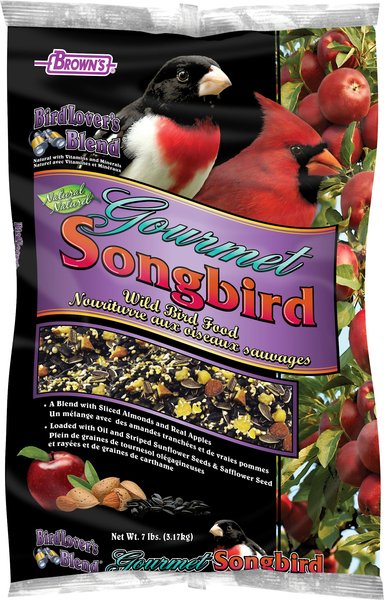 Brown's Bird Lover's Blend Almonds & Apples Gourmet Songbird Wild Bird Food, 7-lb bag slide 1 of 5