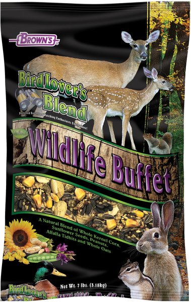 Brown's Bird Lover's Blend Wildlife Buffet Nature's Harvest Wild Bird Food, 7-lb bag slide 1 of 4