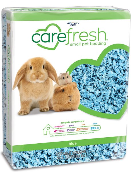 Carefresh Small Animal Bedding, Blue, 50-L slide 1 of 10