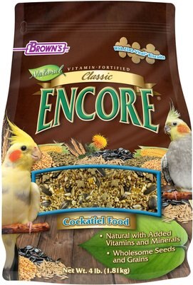 Brown's Encore Classic Natural Cockatiel Food, slide 1 of 1