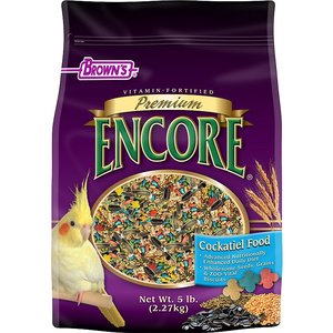 Brown's Encore Premium Cockatiel Food, 5-lb bag