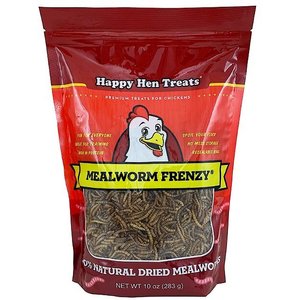 Happy Hen Treats Mealworm Frenzy Poultry Treats, 10-oz bag