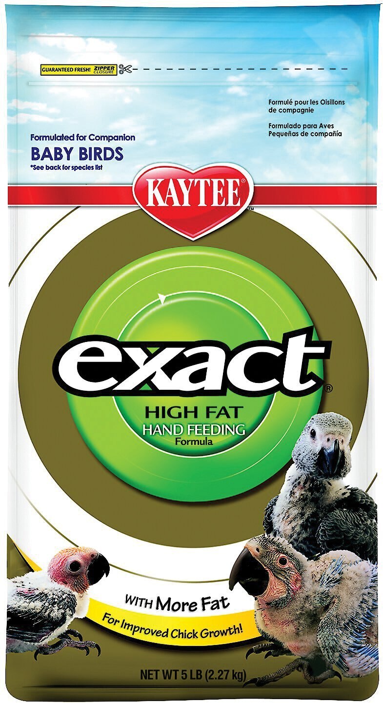 KAYTEE Exact Hand Feeding High Fat Formula Baby Bird Food