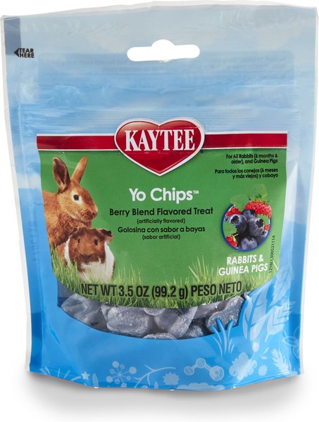 Kaytee Yo Chips Mixed Berry Rabbit & Guinea Pig Treats, 3.5-oz bag slide 1 of 3
