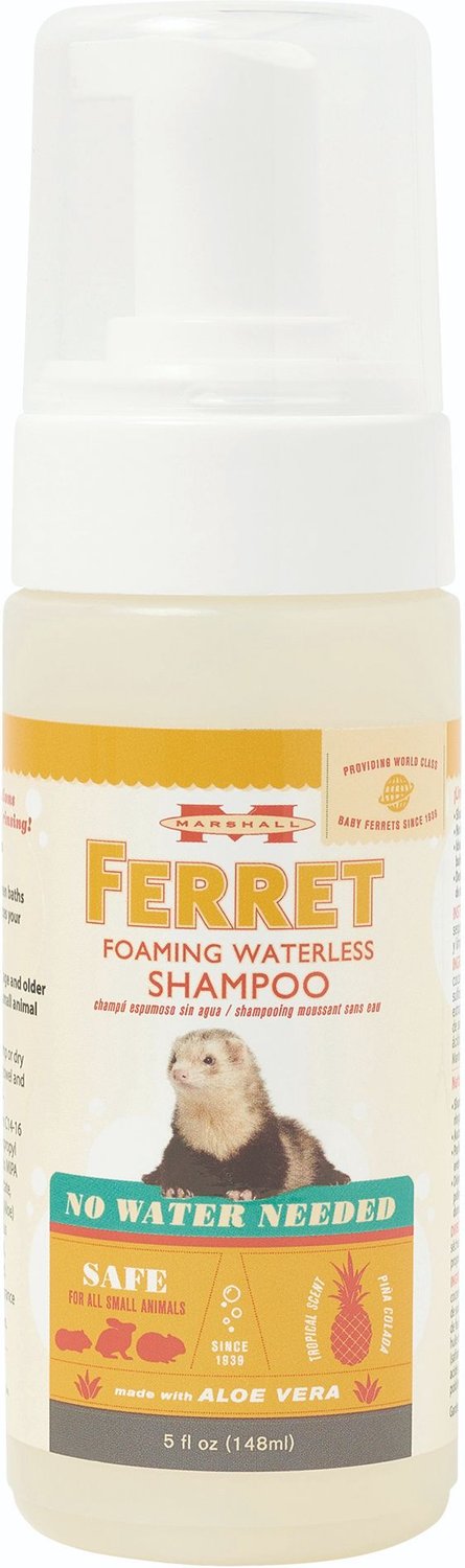 3. Marshall Foaming Waterless Shampoo for Small Pets