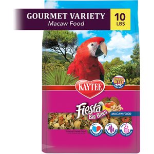Kaytee Fiesta Big Bites Macaw Food, 10-lb bag
