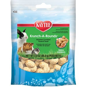 Kaytee Fiesta Krunch-A-Rounds Small Animal Treats, 3-oz bag