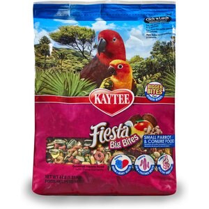 Kaytee Fiesta Big Bites Parrot Food, 4-lb bag