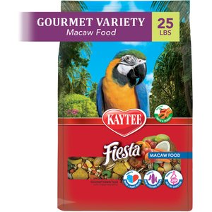 Kaytee Fiesta Variety Mix Macaw Food, 25-lb bag