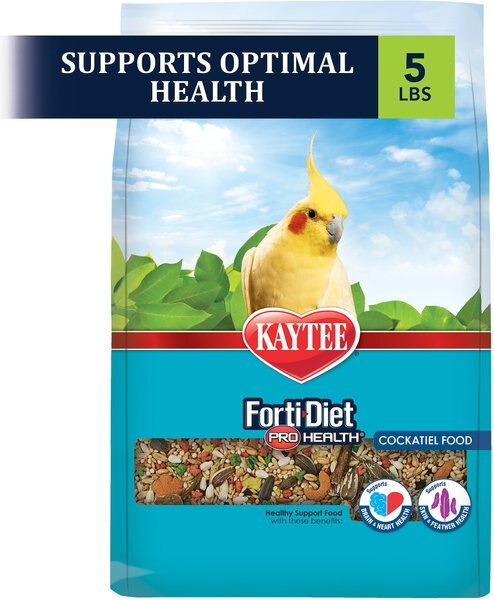 Kaytee Forti-Diet Pro Health Cockatiel Food, 5-lb bag slide 1 of 10