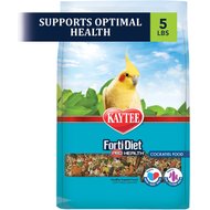 Kaytee Forti-Diet Pro Health Cockatiel Food, 5-lb bag