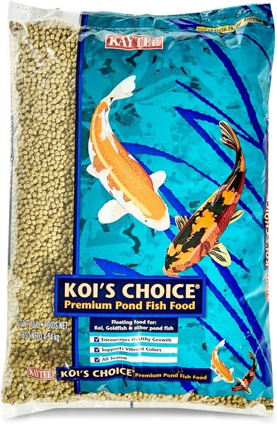 Kaytee Koi's Choice Premium Fish Food, 10-lb bag slide 1 of 10