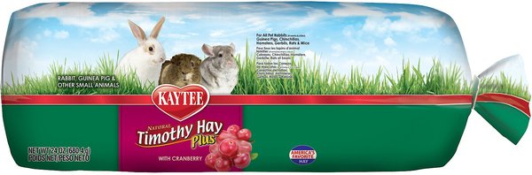 Kaytee Timothy Hay Plus Cranberries Small Animal Treat, 24-oz bag slide 1 of 10