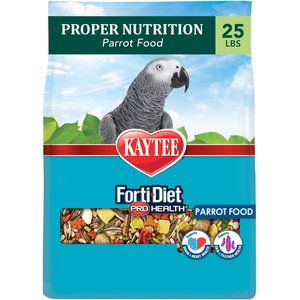 Kaytee Forti-Diet Pro Health Parrot Food, 25-lb bag
