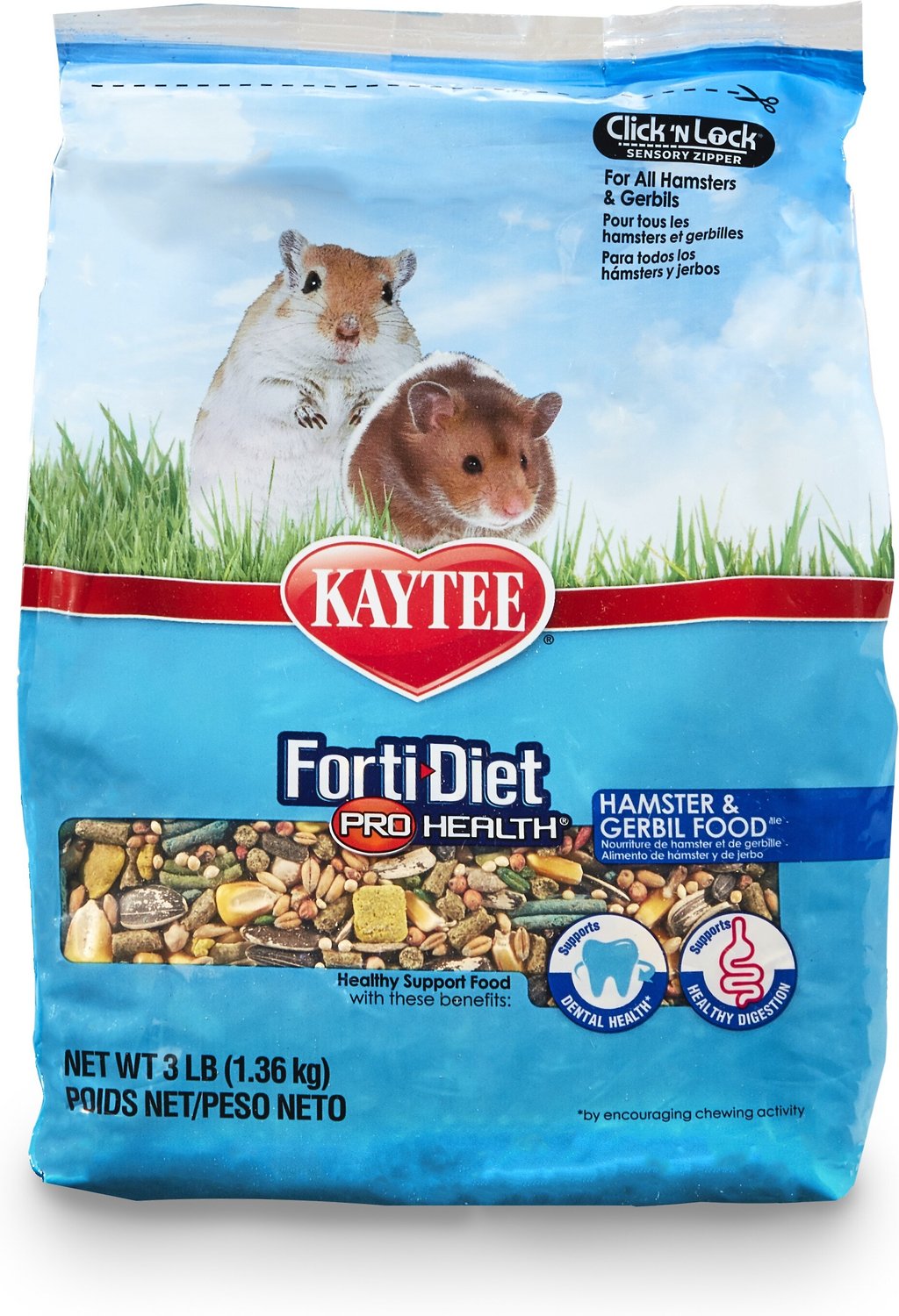 5. Kaytee Forti-Diet Pro-Health Hamster Food