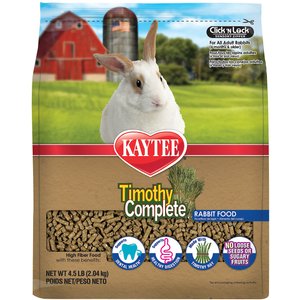 Kaytee Timothy Complete Rabbit Food, 4.5-lb bag