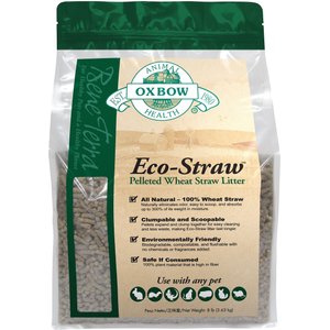 Oxbow Eco-Straw Pelleted Wheat Straw Small Animal Litter, 8-lb bag