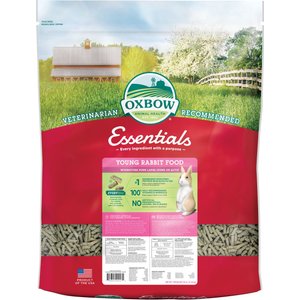 Oxbow Essentials Young Rabbit Food All Natural Rabbit Pellets, 25-lb bag
