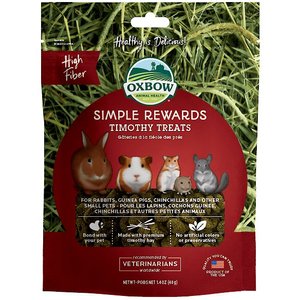 Oxbow Simple Rewards Timothy Small Animal Treats, 1.4-oz bag