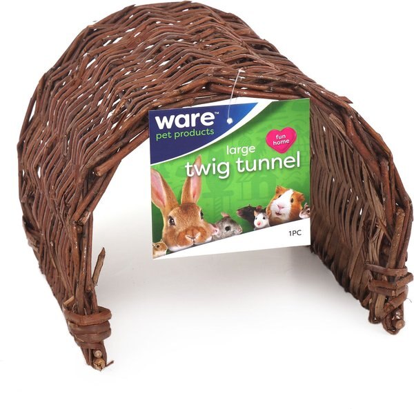 Ware Edible Twig Tunnel Small Animal Hideout, Large slide 1 of 3