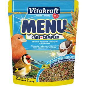 Vitakraft Menu Care Complex Canary & Finch Food, 2.5-lb bag
