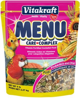 Vitakraft Menu Care Complex Cockatiel Food, slide 1 of 1
