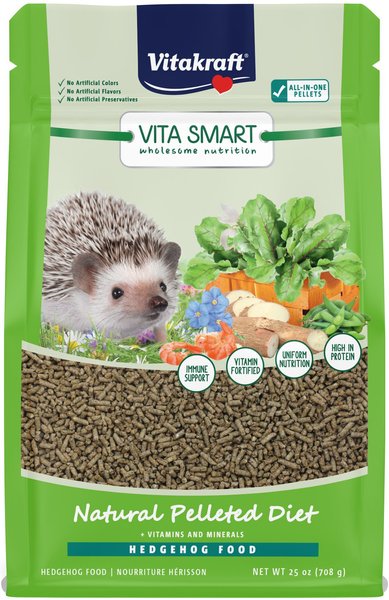 Vitakraft VitaSmart Wholesome Nutrition Natural Pelleted Hedgehog Food, 25-oz bag slide 1 of 5