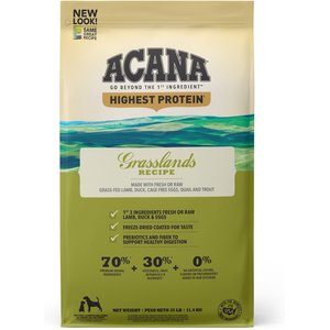 ACANA Grasslands Grain-Free Dry Dog Food, 25-lb bag