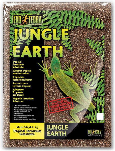 Exo Terra Jungle Earth Tropical Terrarium Reptile Substrate, 4-qt slide 1 of 2