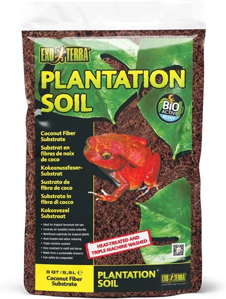 Exo Terra Plantation Soil Tropical Terrarium Reptile Substrate, 7.2-qt slide 1 of 8