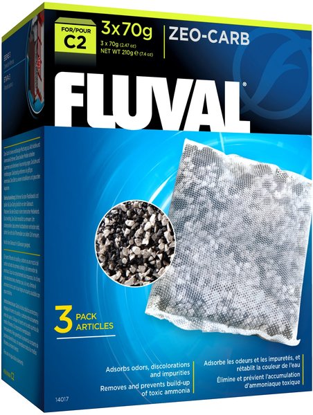 Fluval C2 Zeo-Carb Filter Media, 3 count slide 1 of 3