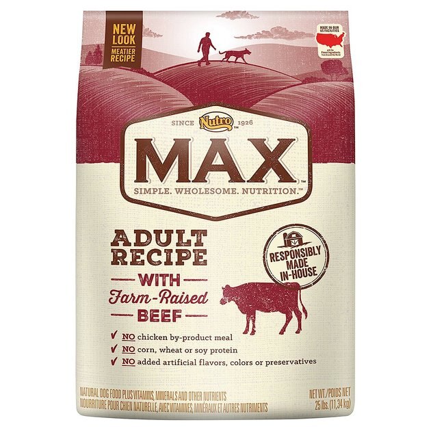 Nutro Max Adult Natural Beef Meal 