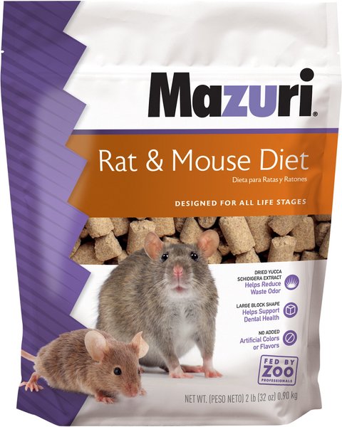 Mazuri Mouse & Rat Food, 2-lb bag slide 1 of 8