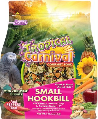 Brown's Tropical Carnival Gourmet Small Hookbill Food, slide 1 of 1