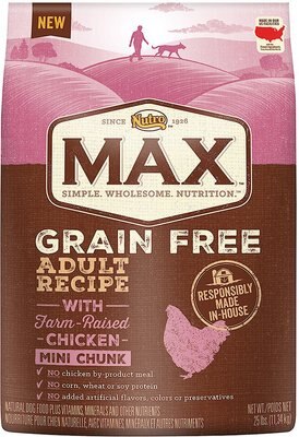 Nutro Max Grain-Free Mini Chunk Adult Recipe with Farm-Raised Chicken Dry Dog Food, slide 1 of 1