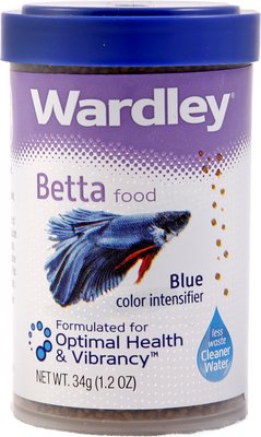 Wardley Blue Color Intensifier Betta Fish Food, slide 1 of 1